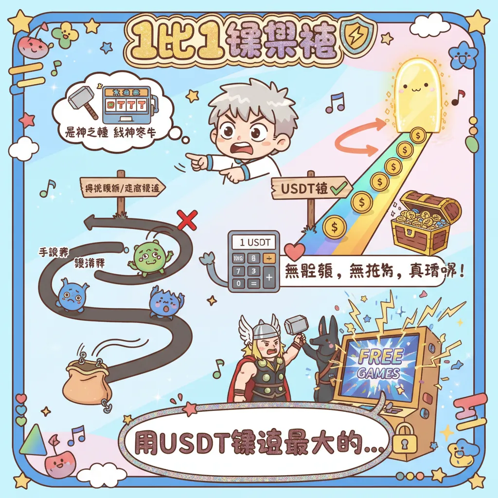 用USDT儲值玩雷神之錘跟戰神賽特，1比1娛樂城即時交易超順手